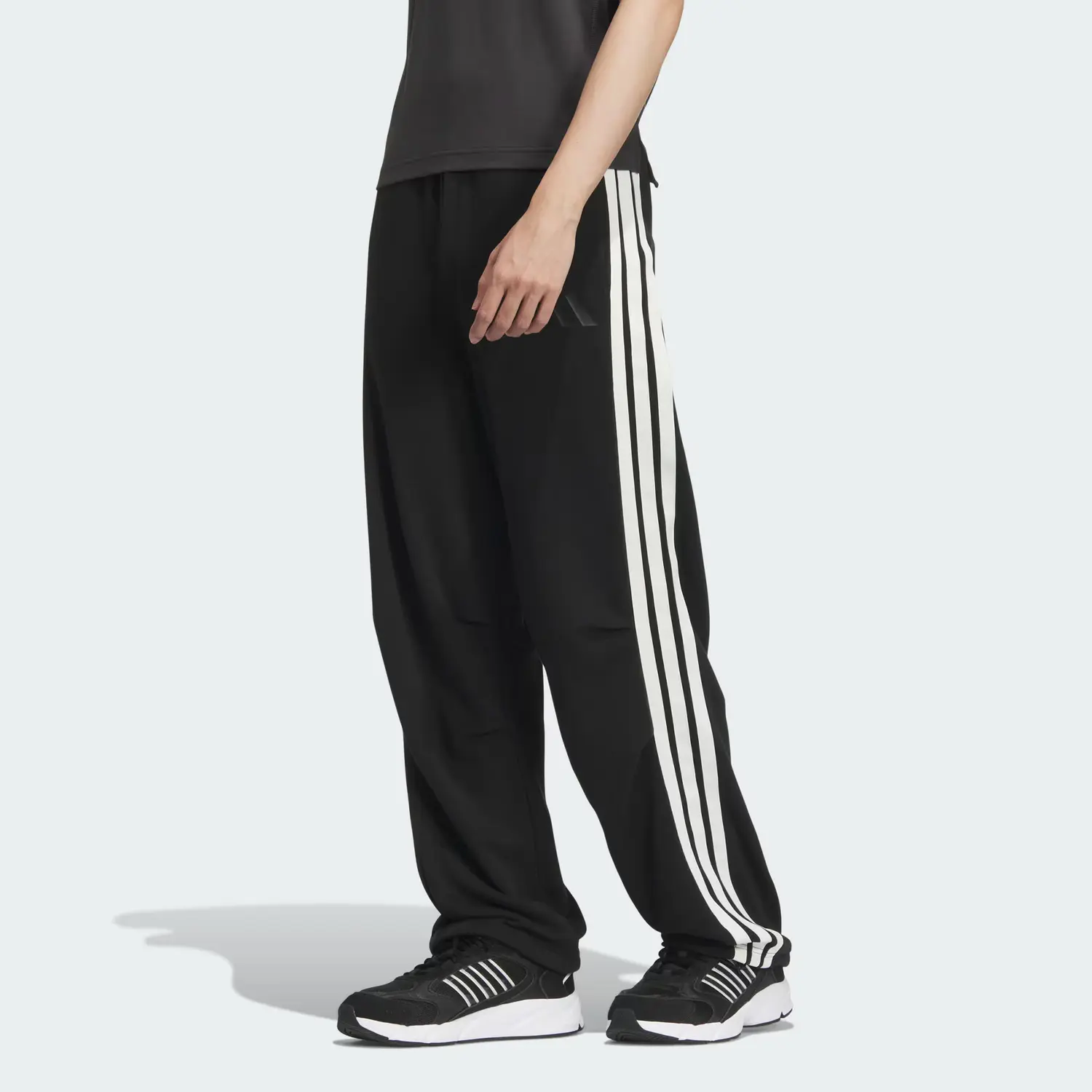 Adidas Трикотажные спортивные брюки ST 3ST KN TP Unisex Black — фото 4