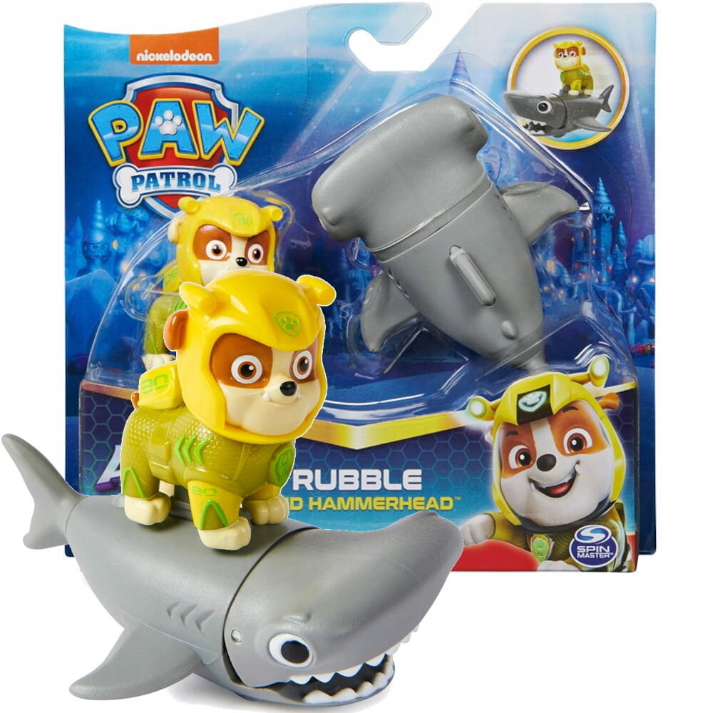 

PAW Patrol Aqua Pups Rubble And Shark Hammer Spin Master