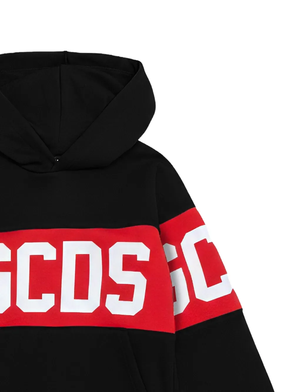 Толстовка с круглым вырезом и логотипом Gcds Kids, черный — фото 2
