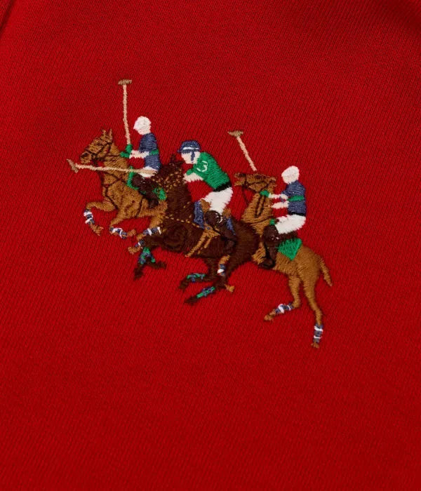 Сезонная толстовка regular fit Polo Ralph Lauren, красный — фото 3