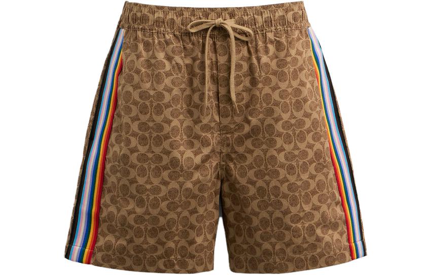 

COACH Повседневные шорты мужские коричневые