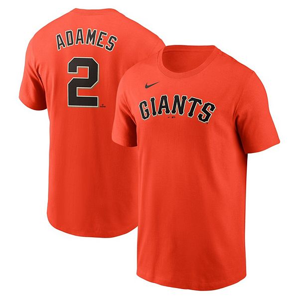 

Футболка с именем и номером Willy Adames San Francisco Giants Nike