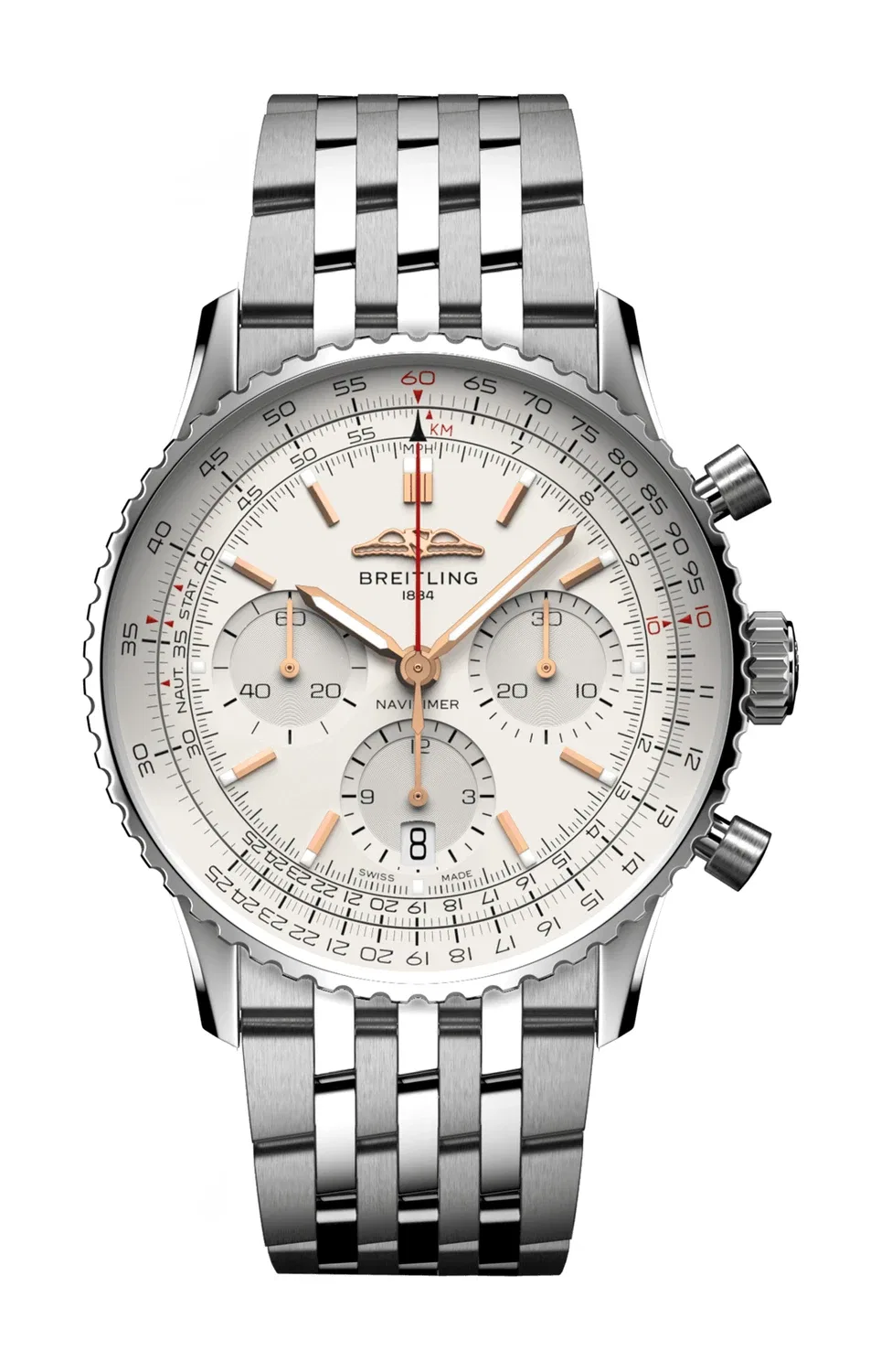 NAVITIMER B01 ХРОНОГРАФ 41 - AB0139211G1A1 BREITLING, желтый