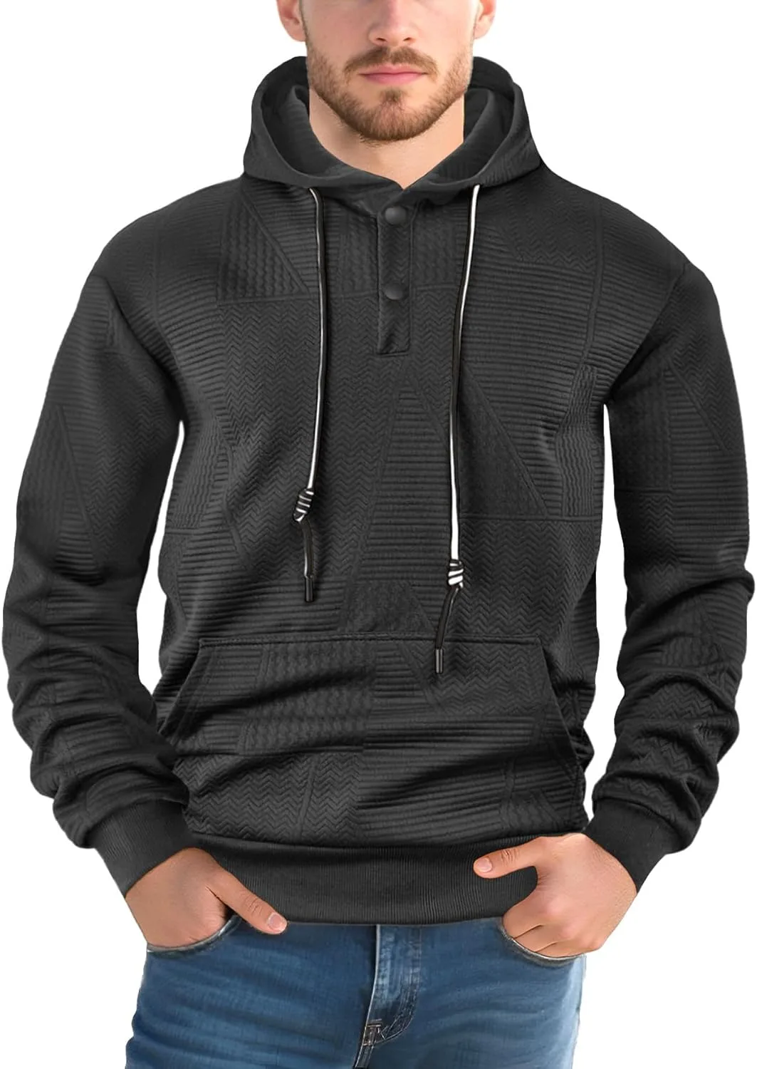 

Мужской капюшон свитер свободного кроя MYtodo