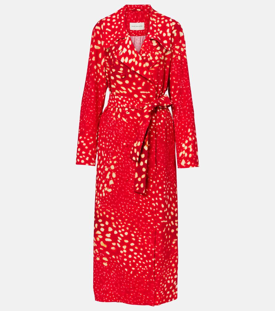 

Печатное пальто Dries Van Noten