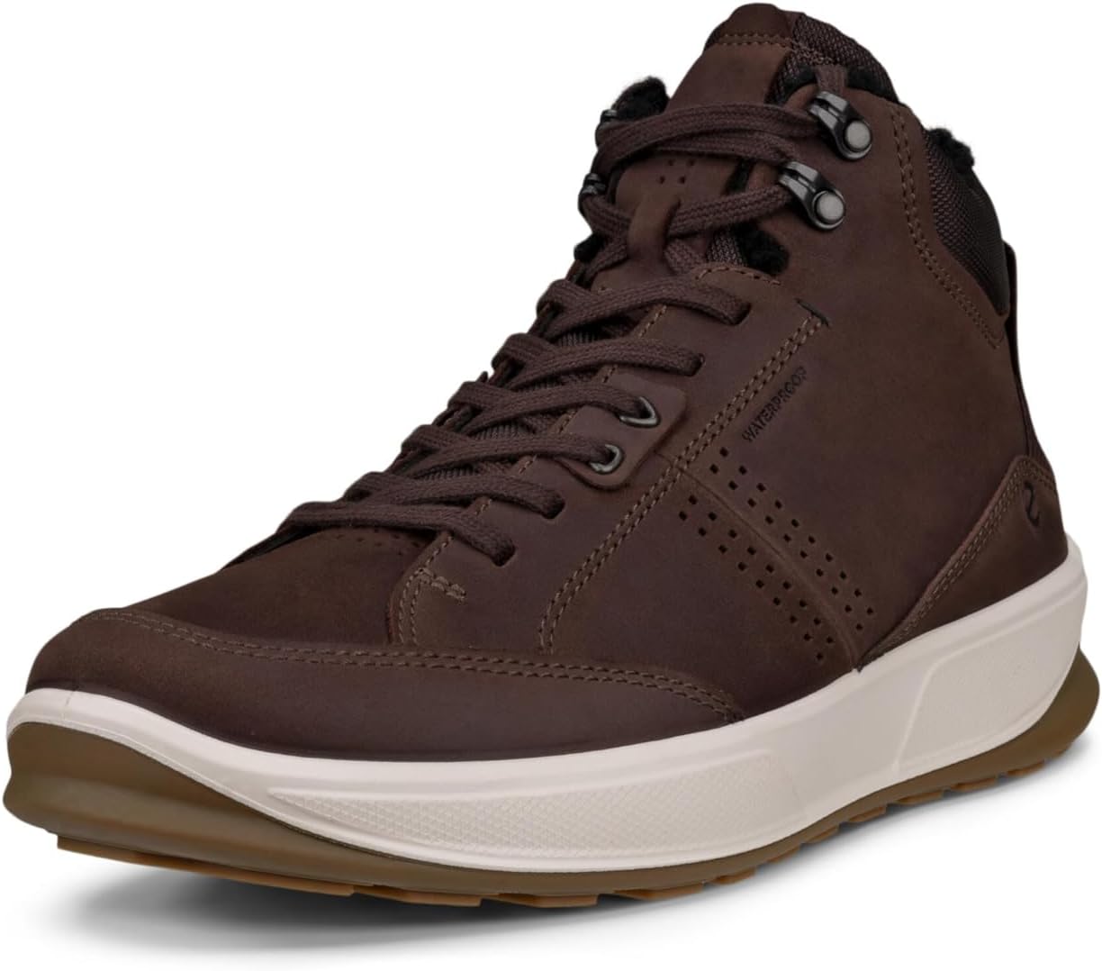Мужские Ботинки Byway 2.0 Высокие Водонепроницаемые Ecco, Mocha/Mocha Nubuck