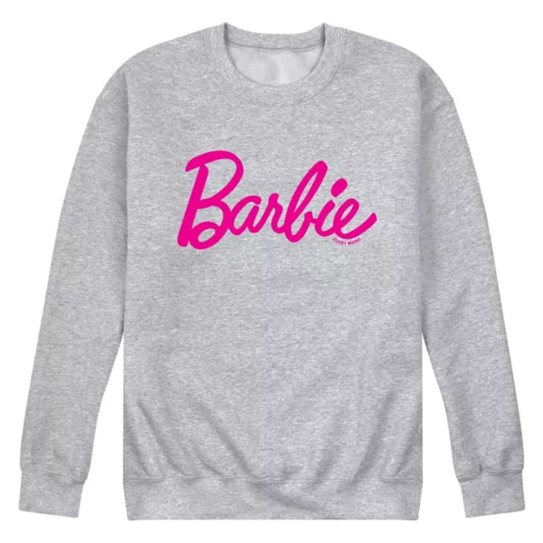 

Мужской флисовый свитшот с классическим лого Barbie Licensed Character, серый