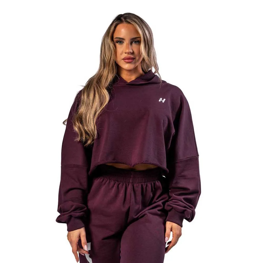 

Худи Nebbia Oversize own your power 433, фиолетовый
