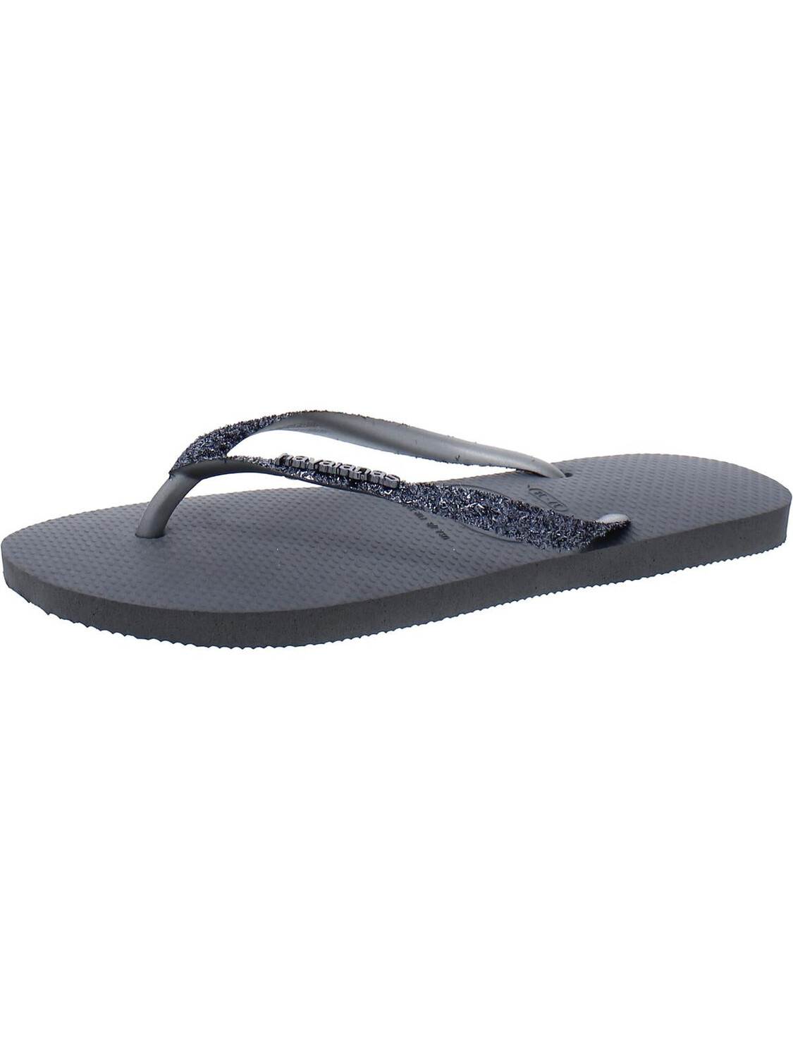 

Шлепанцы без шнуровки Slim Glitter II на плоской подошве Havaianas, цвет Steel Grey