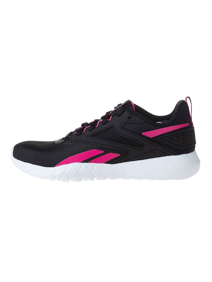 

Кроссовки на шнуровке Reebok, цвет schwarz/pink