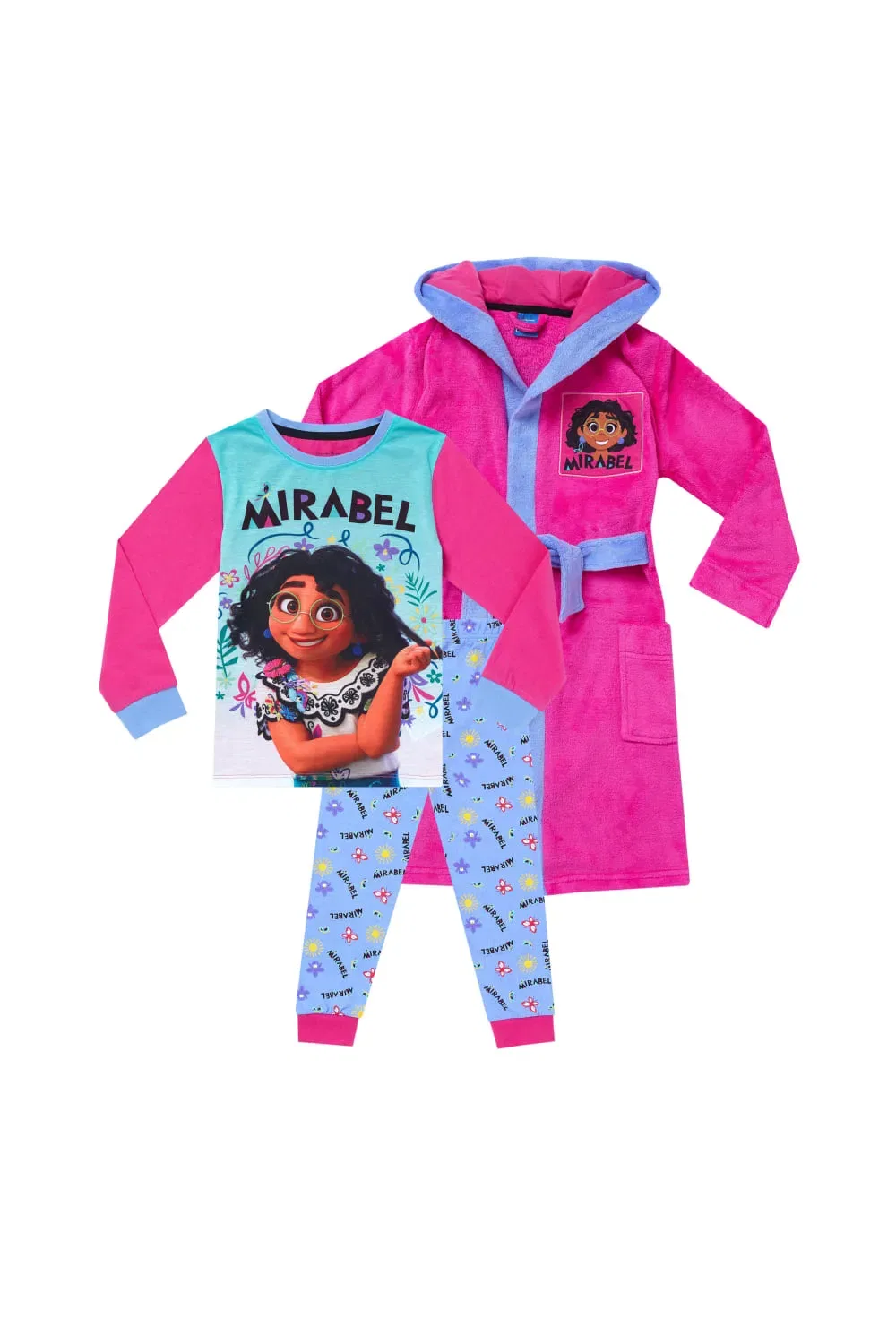 Пижамный набор с халатом Encanto Mirabel Disney, розовый