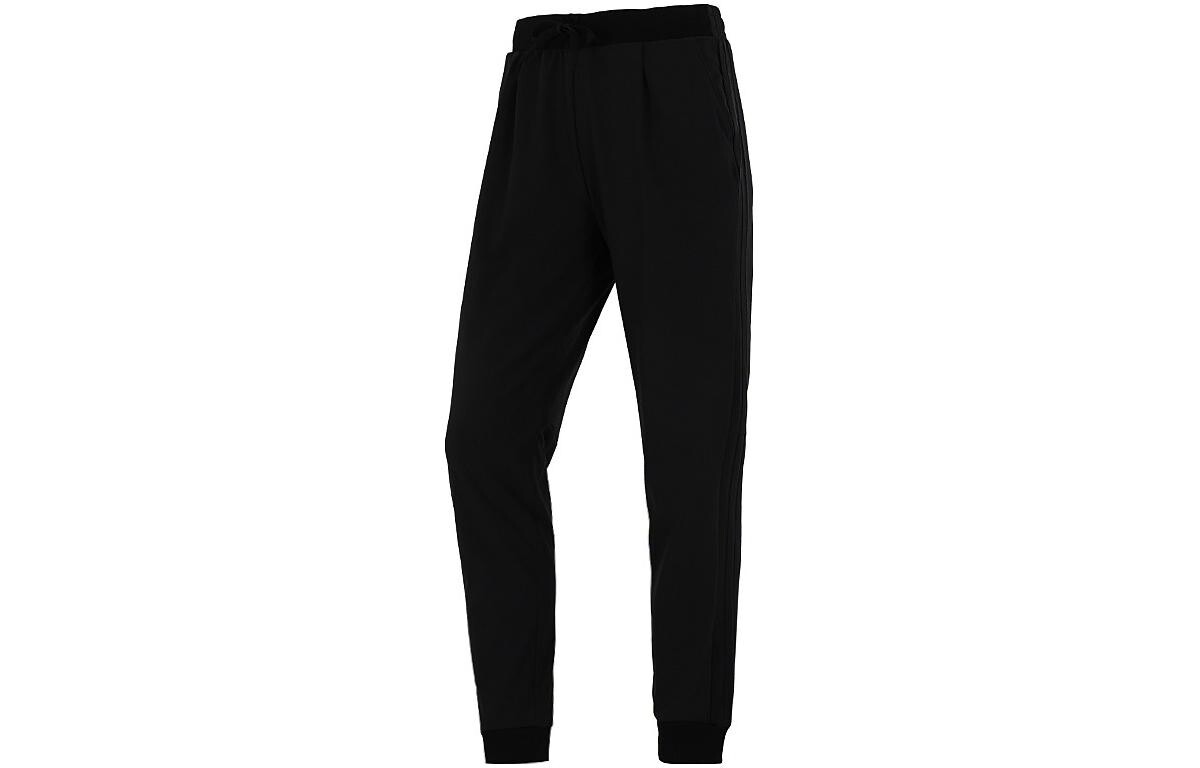 

Трикотажные спортивные штаны женские черные Adidas