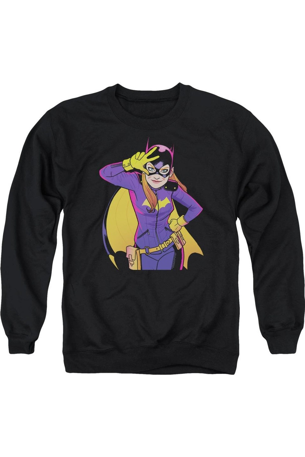 

Толстовка Batman Batgirl Moves Adult Crewneck Gildan, черный