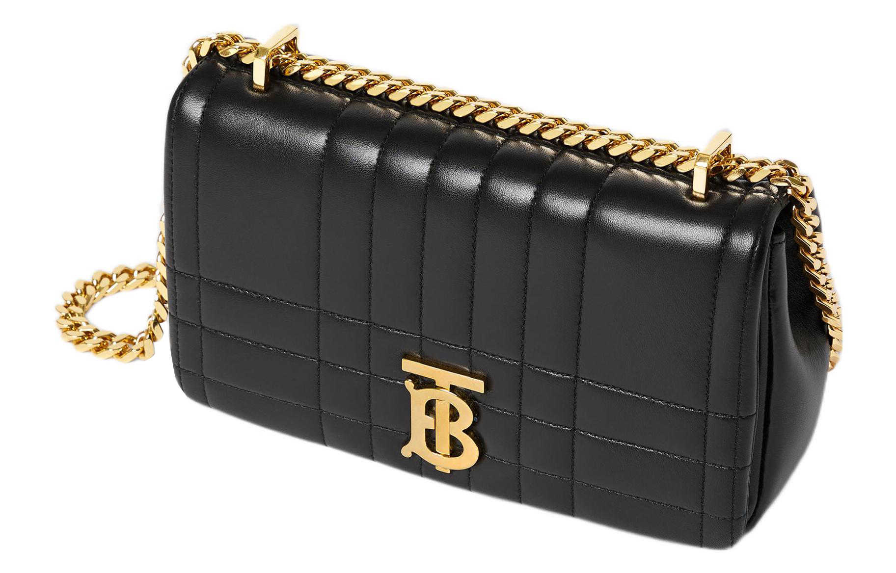 Сумка Burberry Lola, стеганая, из натуральной кожи, черная — фото 2