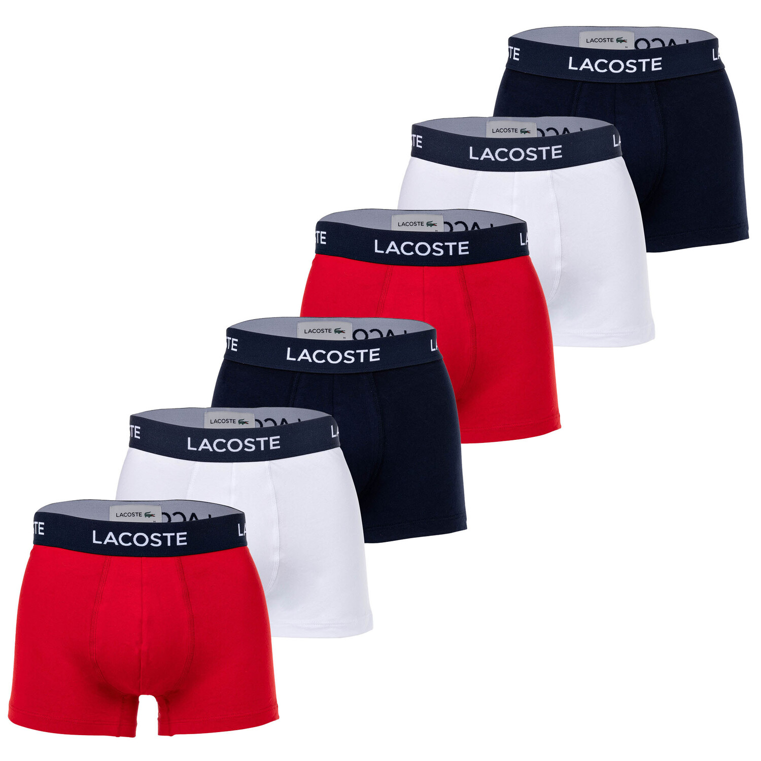 

Боксеры Lacoste Boxershort 6 шт, темно-синий