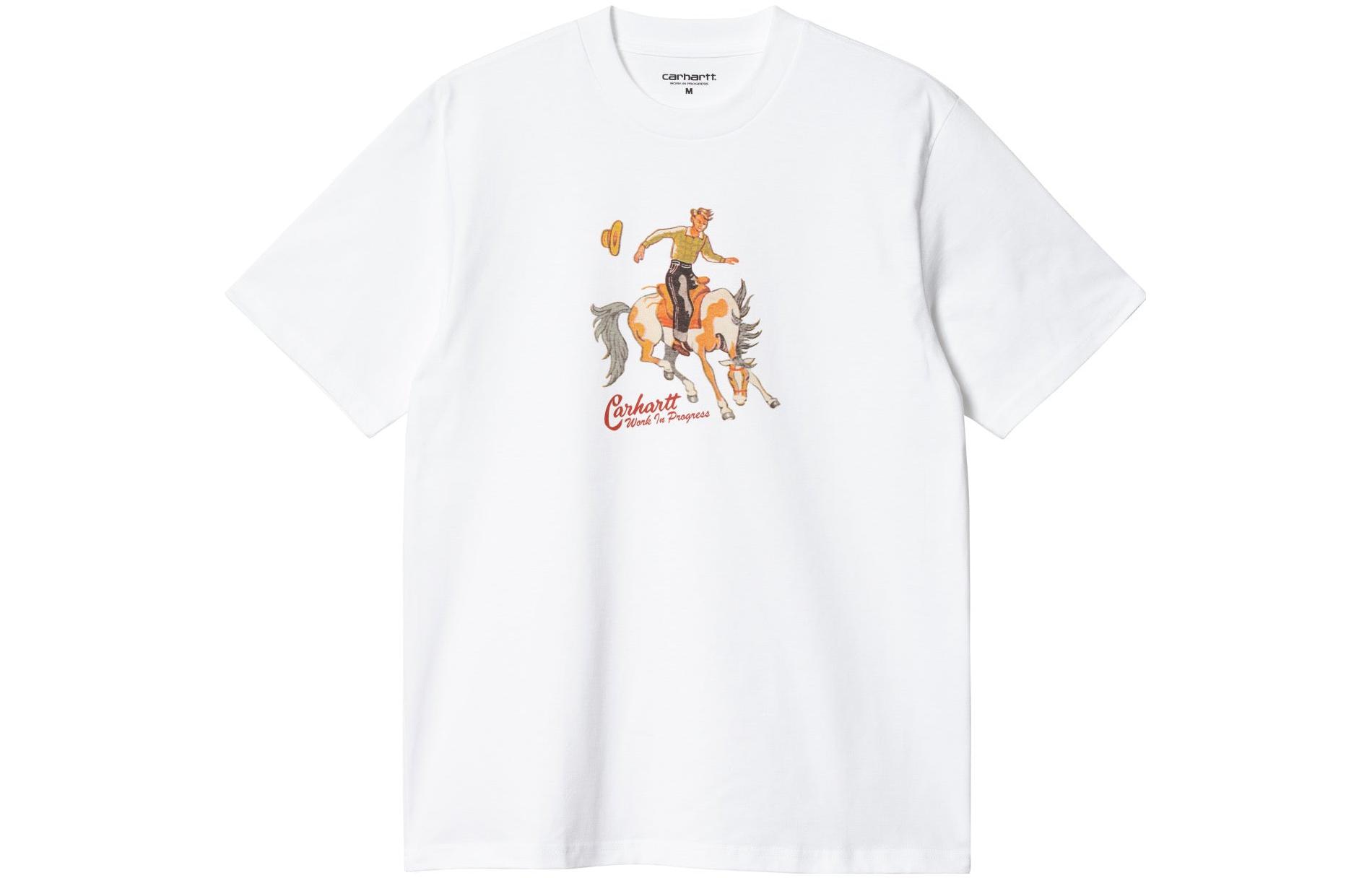 

Carhartt WIP Футболка мужская белая, Белый, Carhartt WIP Футболка мужская белая