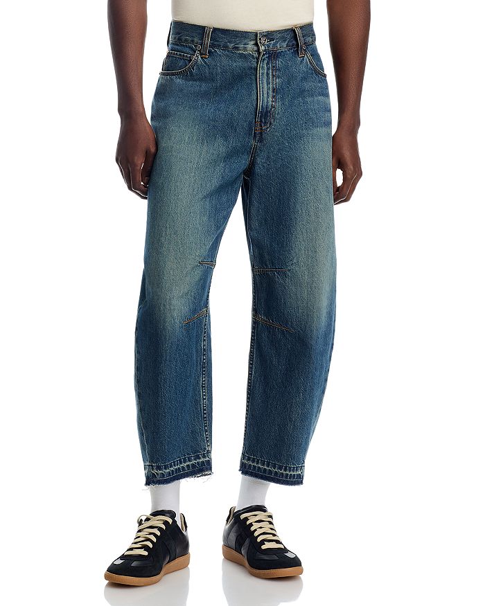 

Кокон Re Hem Бочкообразные джинсы в оттенке Vintage Helmut Lang, синий