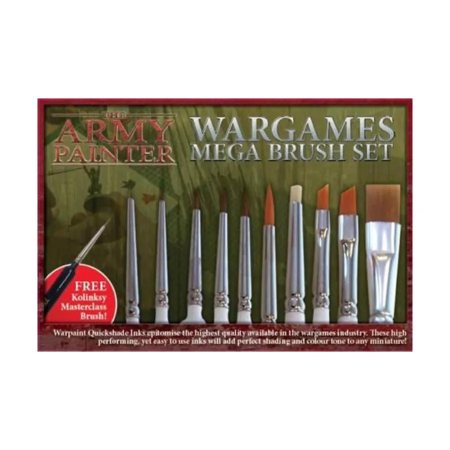 

Набор мегакистей Wargames (издание 2019 г.), Brushes (The Army Painter)