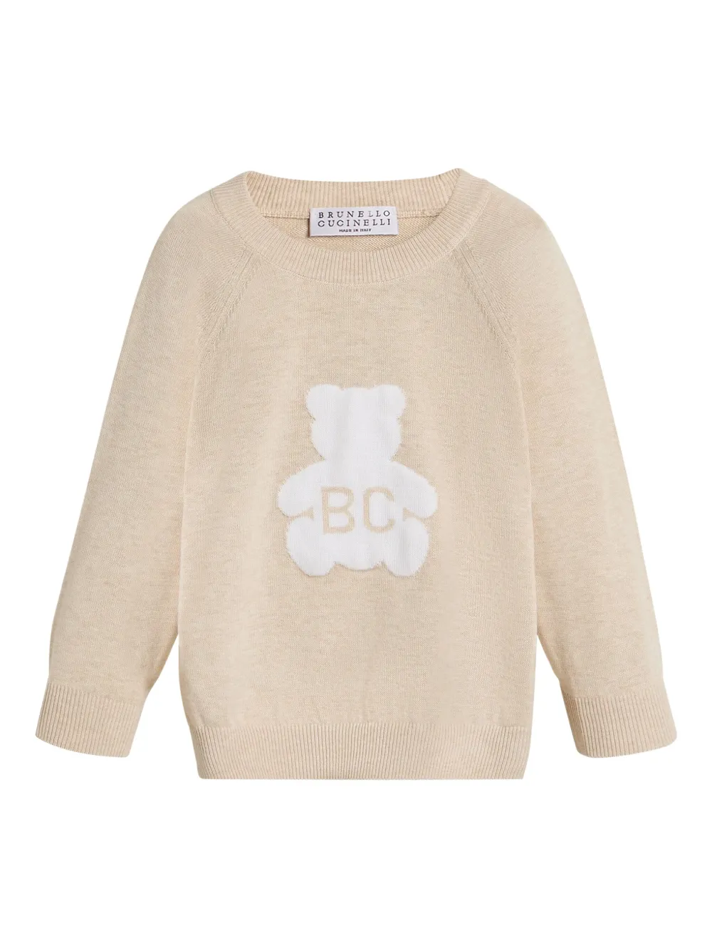 

Свитер Bernie Brunello Cucinelli Kids, нейтральный
