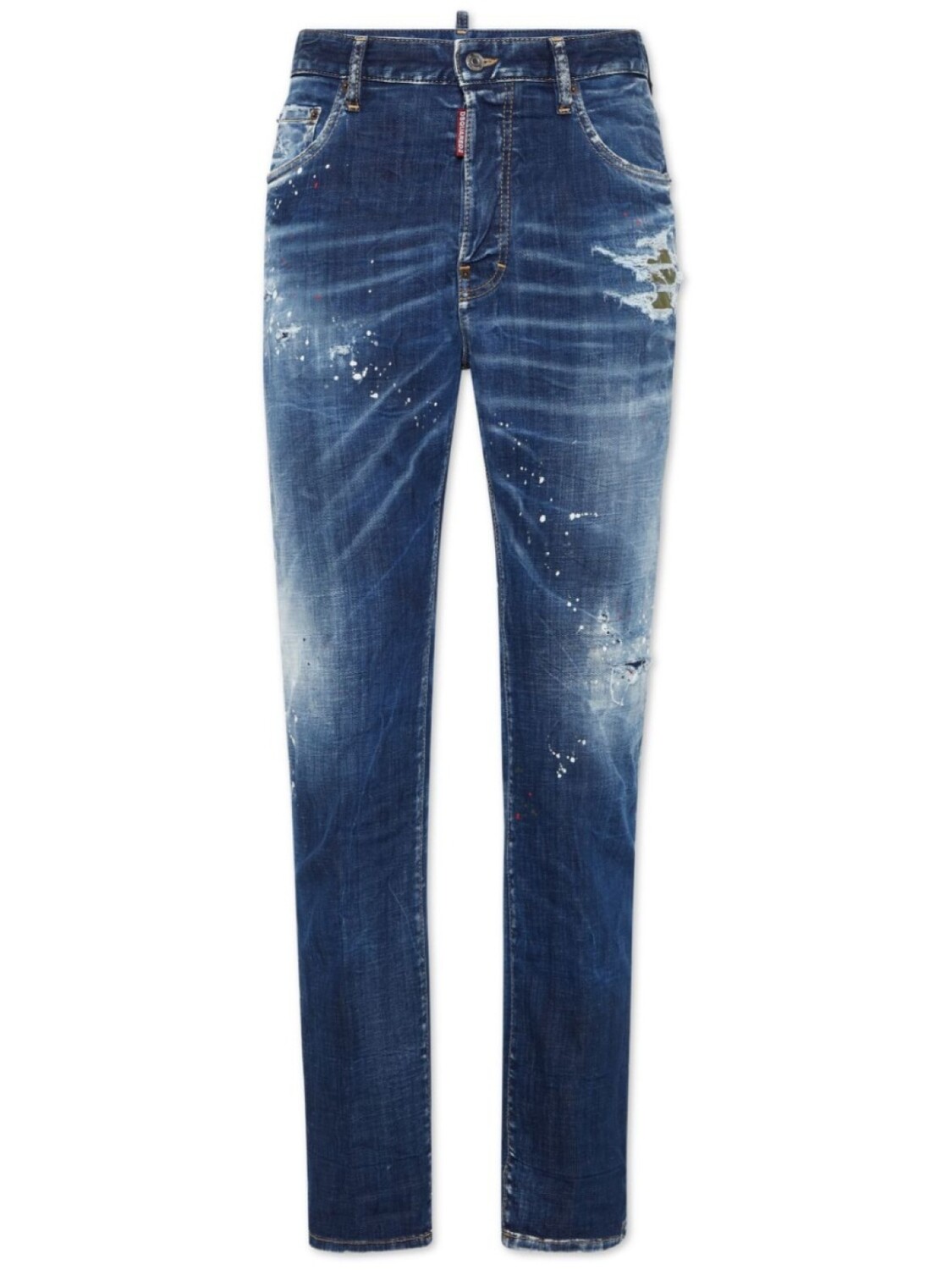 

DSQUARED2 джинсы с эффектом потертости, синий