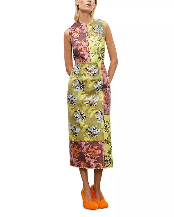 

Жаккардовое платье Адрианы Alémais, мультиколор