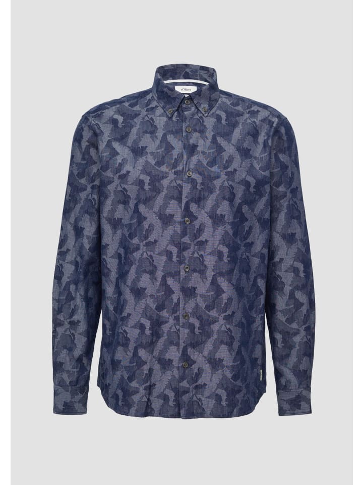 

Рубашка 58К2_темно-синяя s.Oliver