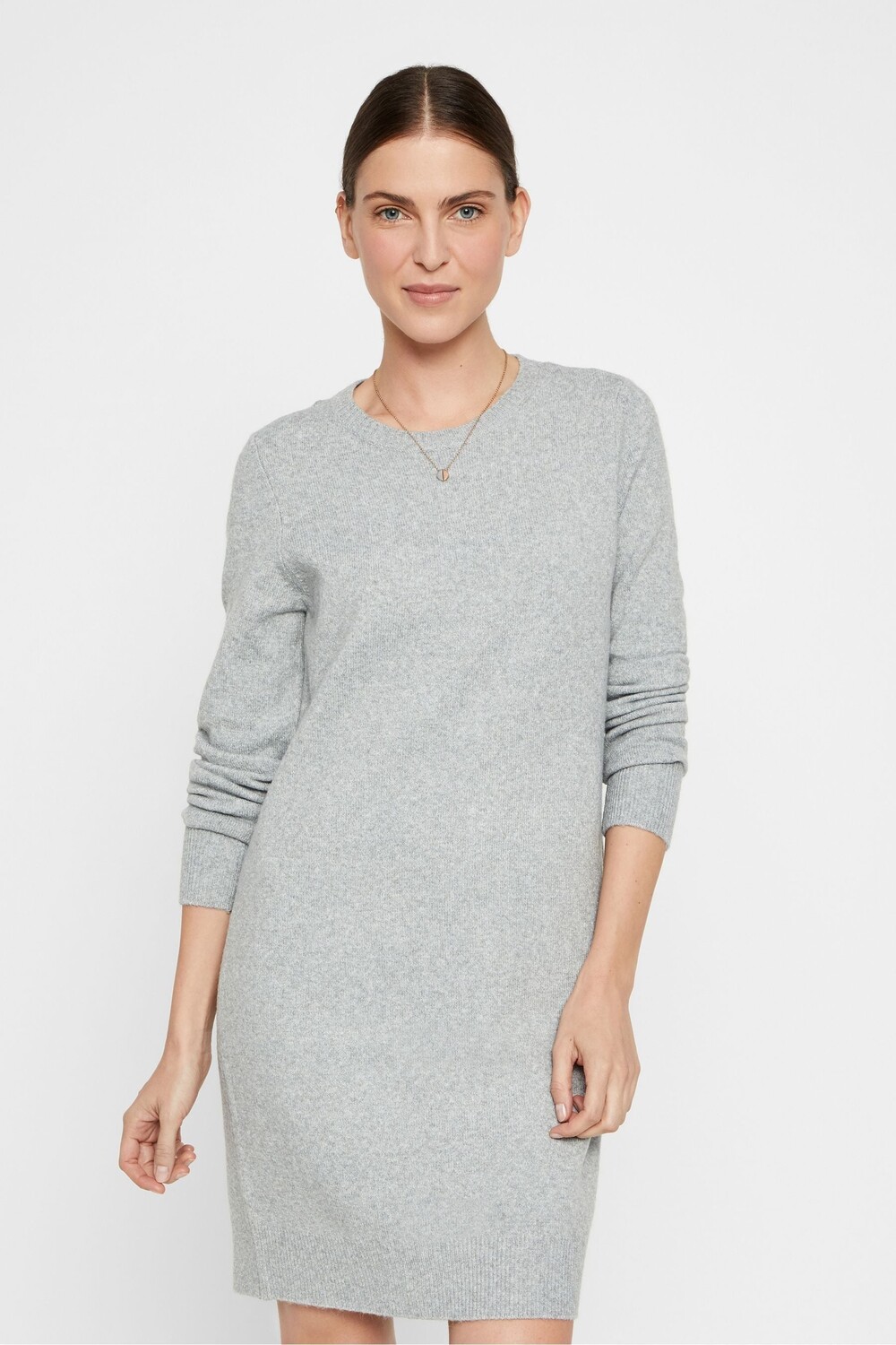 

Уютное платье-свитер с длинными рукавами Vero Moda, серый