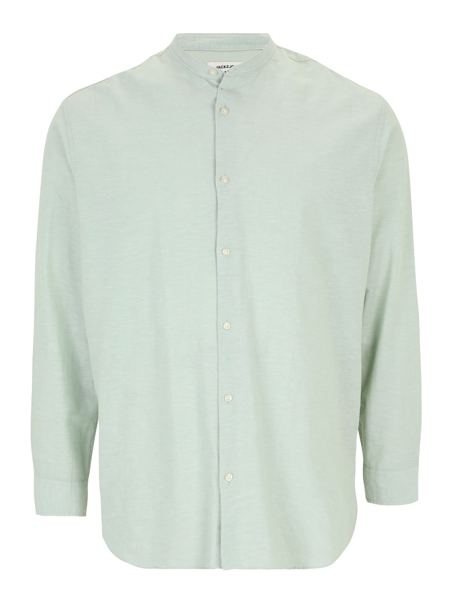 

Рубашка Slim Fit на пуговицах Jack & Jones Plus JJEBreeze, мятный