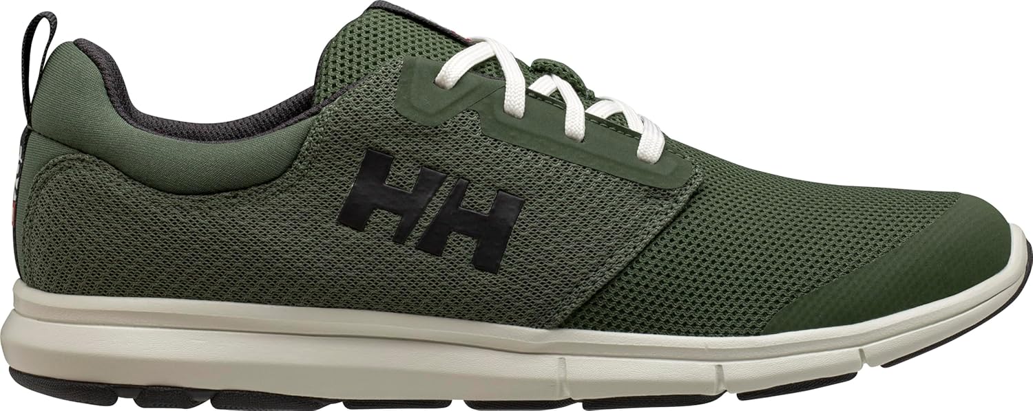 Кроссовки Helly-Hansen Men's Feathering Shoes - Breathable Sailing Shoe - Flexible Non-Marking Boat Footwear - Footwear for Men Helly Hansen, 476 Spruce/Off White — фото 3