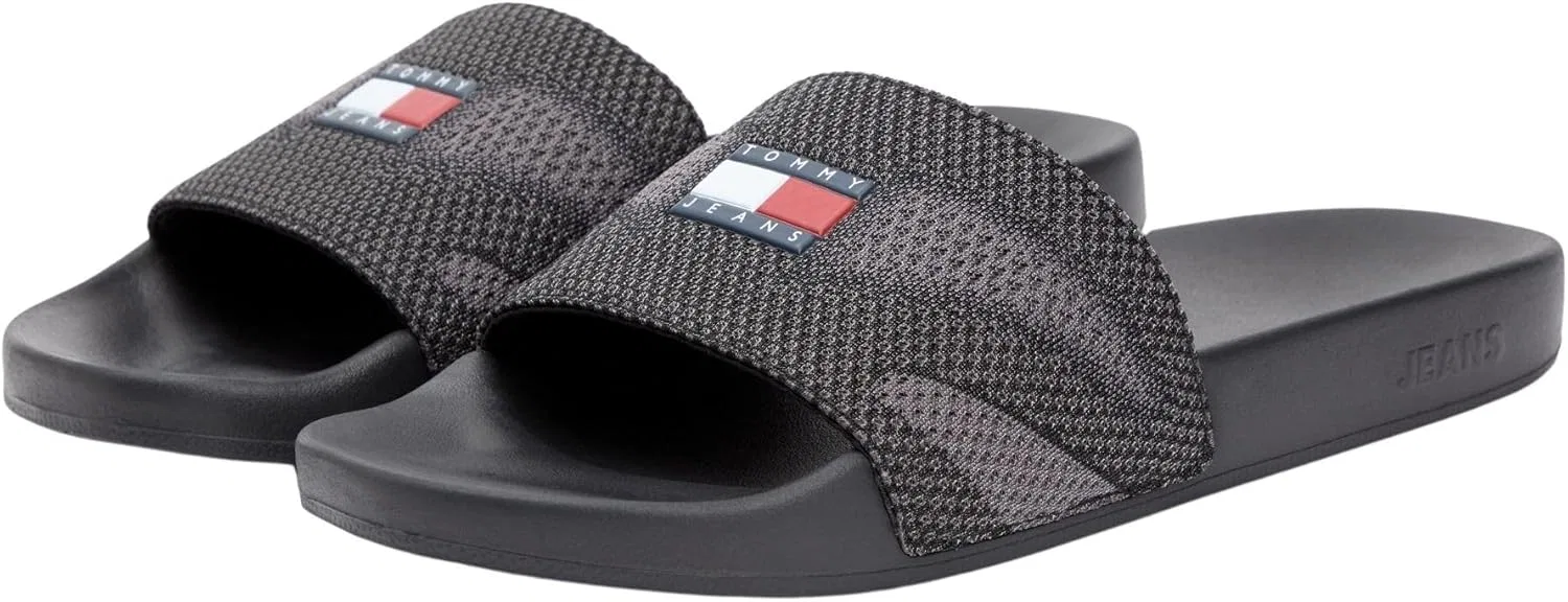 Мужские летние сандалии Tommy Jeans TJM, размер 26, модель Em0em01697, Black Zinc Grey — фото 3