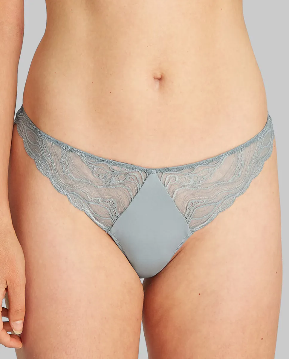 

Трусики-танга SENSUAL STRETCH LACE Calvin Klein, светло-голубой