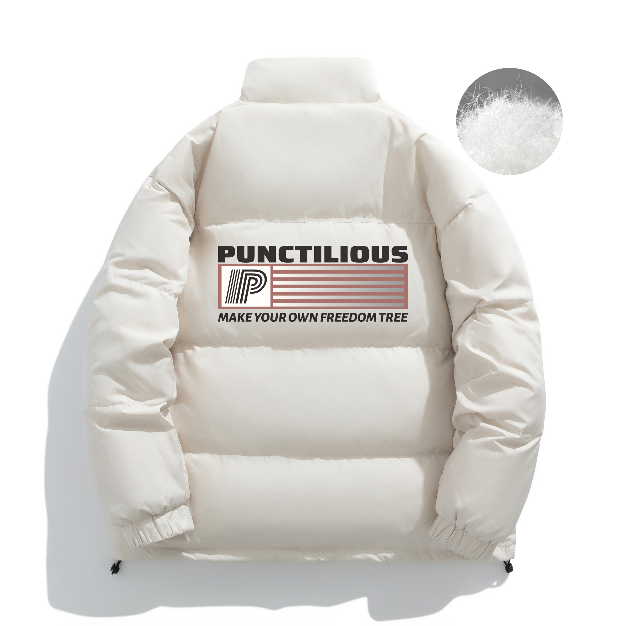 

Пуховик унисекс PUNCTILIOUS, Beige Apricot