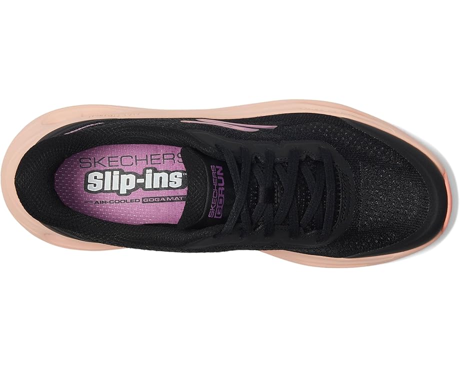 Кроссовки SKECHERS Max Cushioning Glide Step Hartford Hands Free Slip-Ins, цвет Black/Purple — фото 2