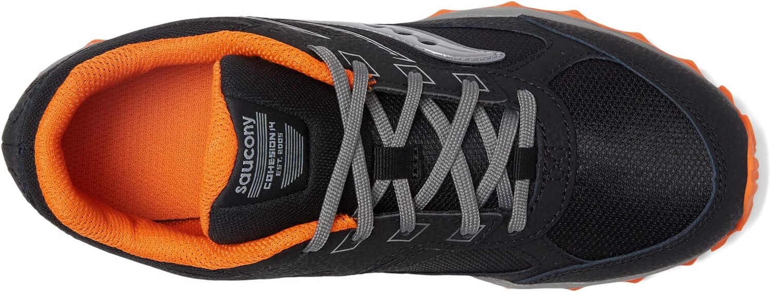 Кроссовки Saucony Kids Cohesion TR14 LTT Trail Running Shoe  Saucony Kids, цвет Black/Orange — фото 2