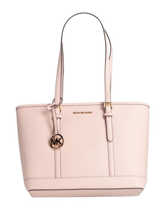 

Сумка шоппер MICHAEL MICHAEL KORS кожаная с монограммой, светло-розовый