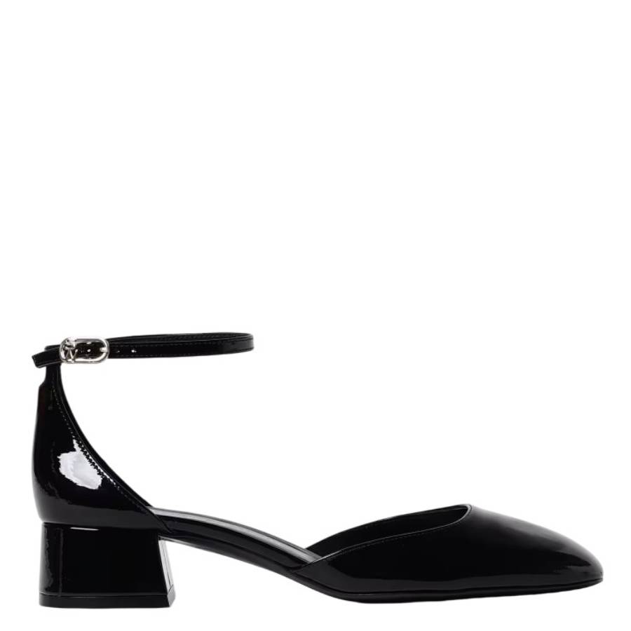 Стюарт Вейцман Бриа 35 Туфли-лодочки на устойчивом каблуке Stuart Weitzman, черный