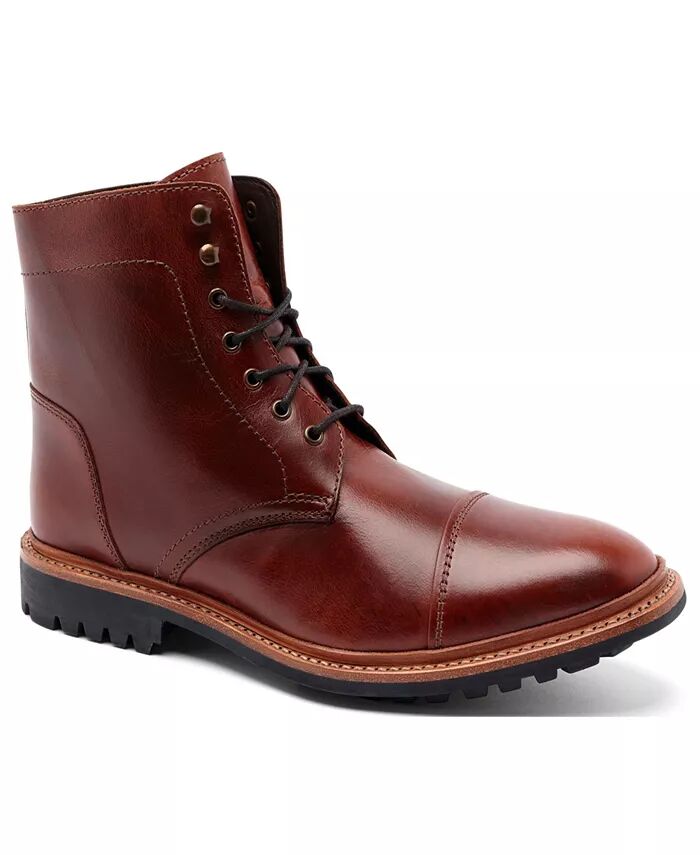 

Мужские прочные ботинки Ranveer Cap-Toe Rugged 6 дюймов со шнуровкой Anthony Veer, коричневый