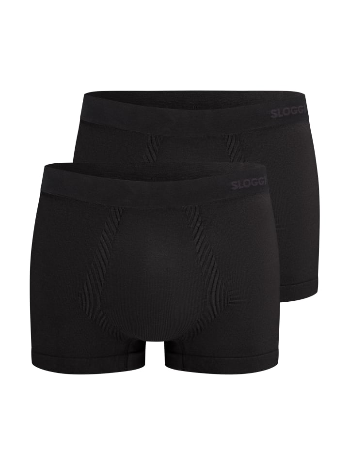 

Мужские шорты-хипстеры GO Smooth черного цвета Sloggi