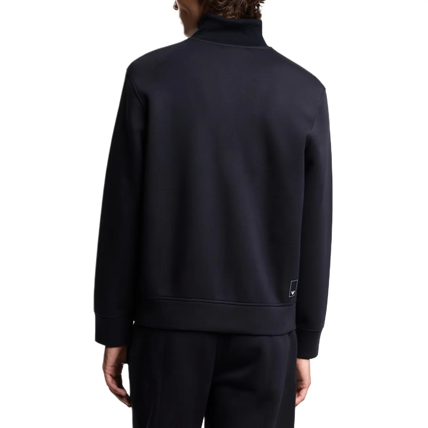 Застёгивающаяся на молнию куртка с высоким воротником EMPORIO ARMANI, синий — фото 4