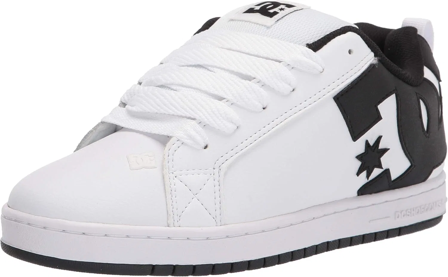 Мужские скейтбордические кроссовки DC Court Graffic DC Shoes, White Black Black