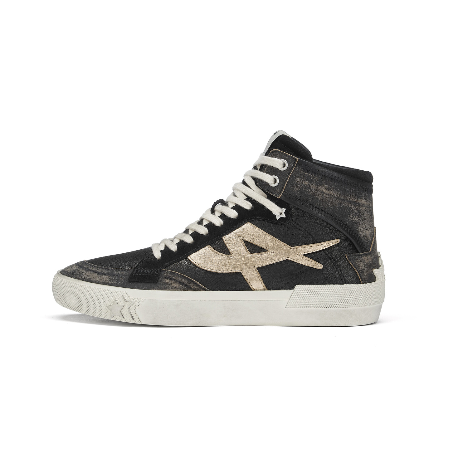 

Кроссовки ASH Skateboarding Shoes Women's High-top Black, черный