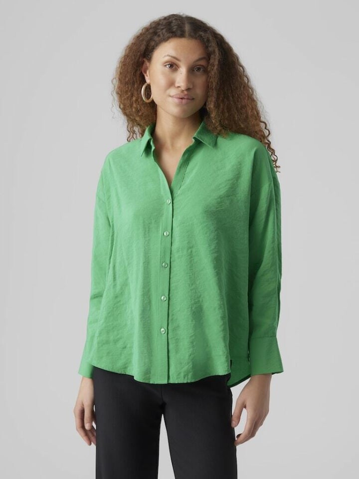 

Блуза Vero Moda Langarmbluse, цвет bright green