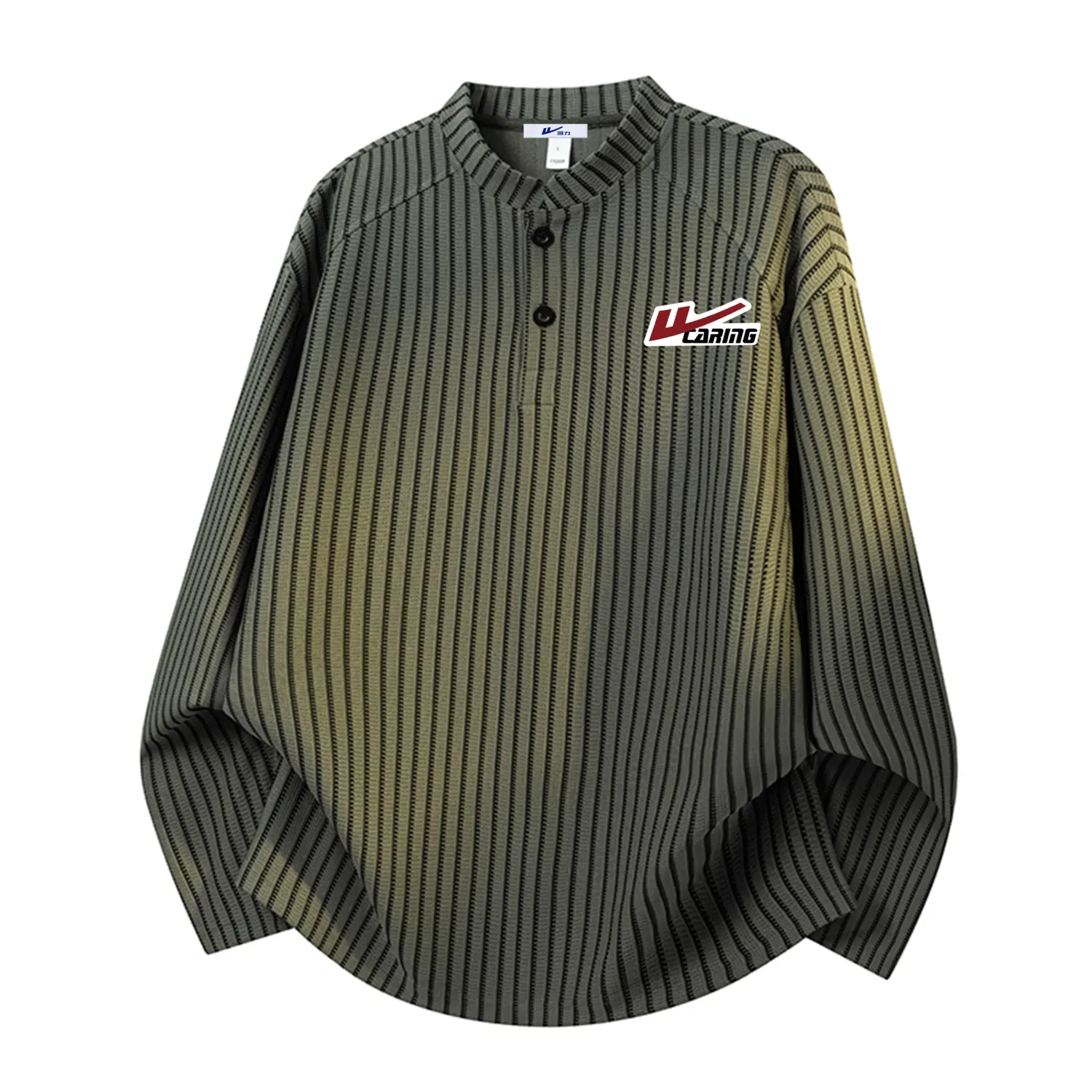 

Поло Unisex Stand Collar Moderate Others WARRIOR, army зеленый (diy badge)