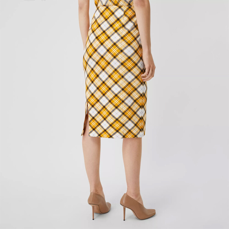 Юбка Burberry, женская, оранжевый — фото 4