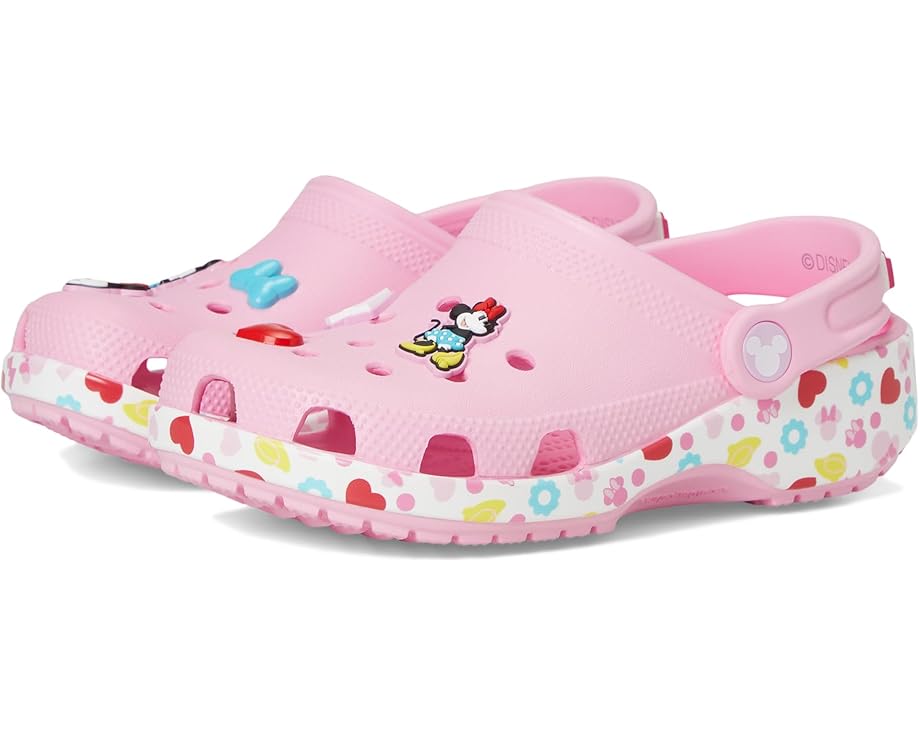 

Сабо Crocs Kids Disney Mickey Minnie Mouse Clogs, цвет Pink/Minnie Jibbitz
