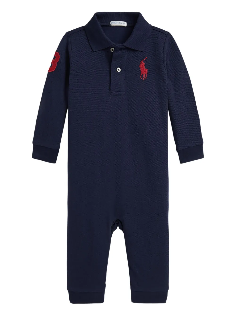 

Трикотажный ромпер POLO RALPH LAUREN KIDS, синий