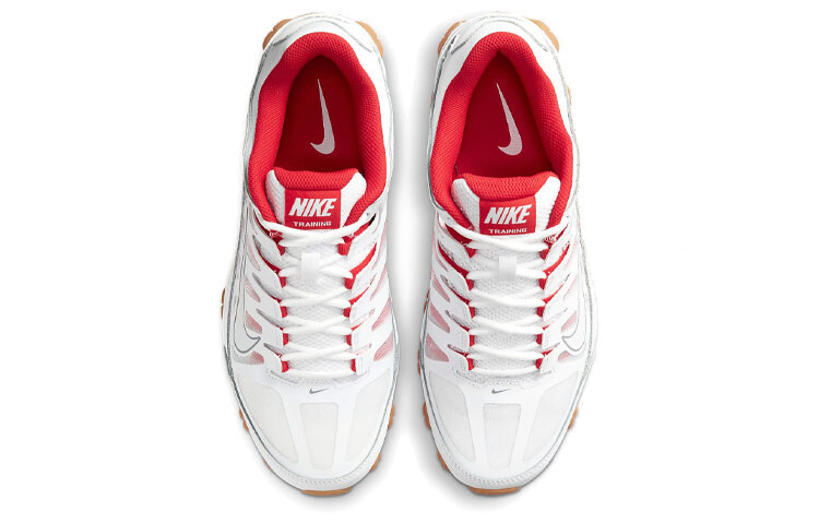 Кроссовки Reax 8 для мужчин с низким верхом, белые/красные Nike — фото 4