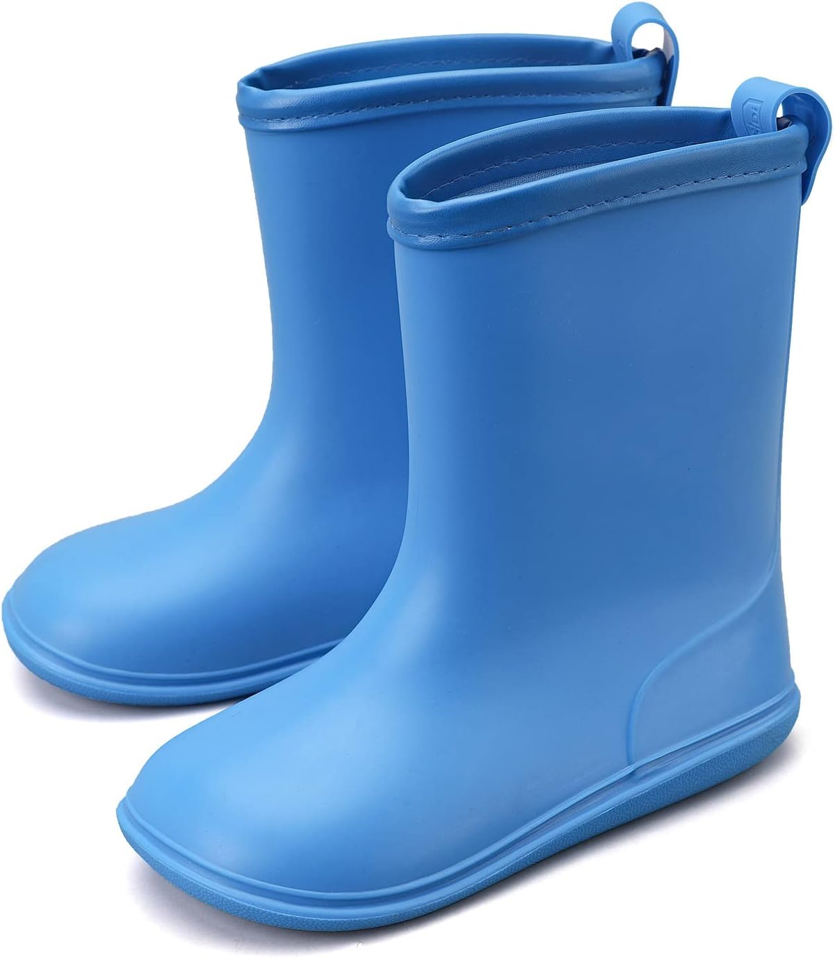Gigididi Детские резиновые сапоги Rain Boot, короткие водонепроницаемые дождевые ботинки для малышей (малыш/маленький ребенок), Blue