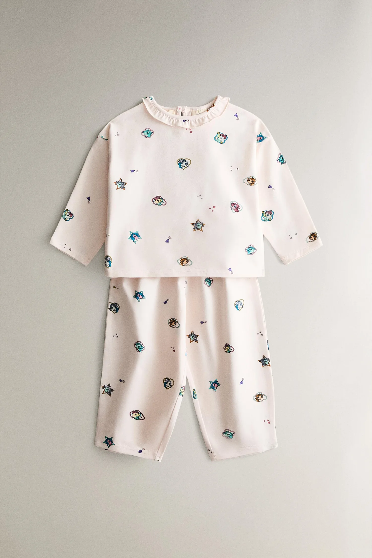 Детский хлопковый пижамный комплект my little pony© Zara, розовый