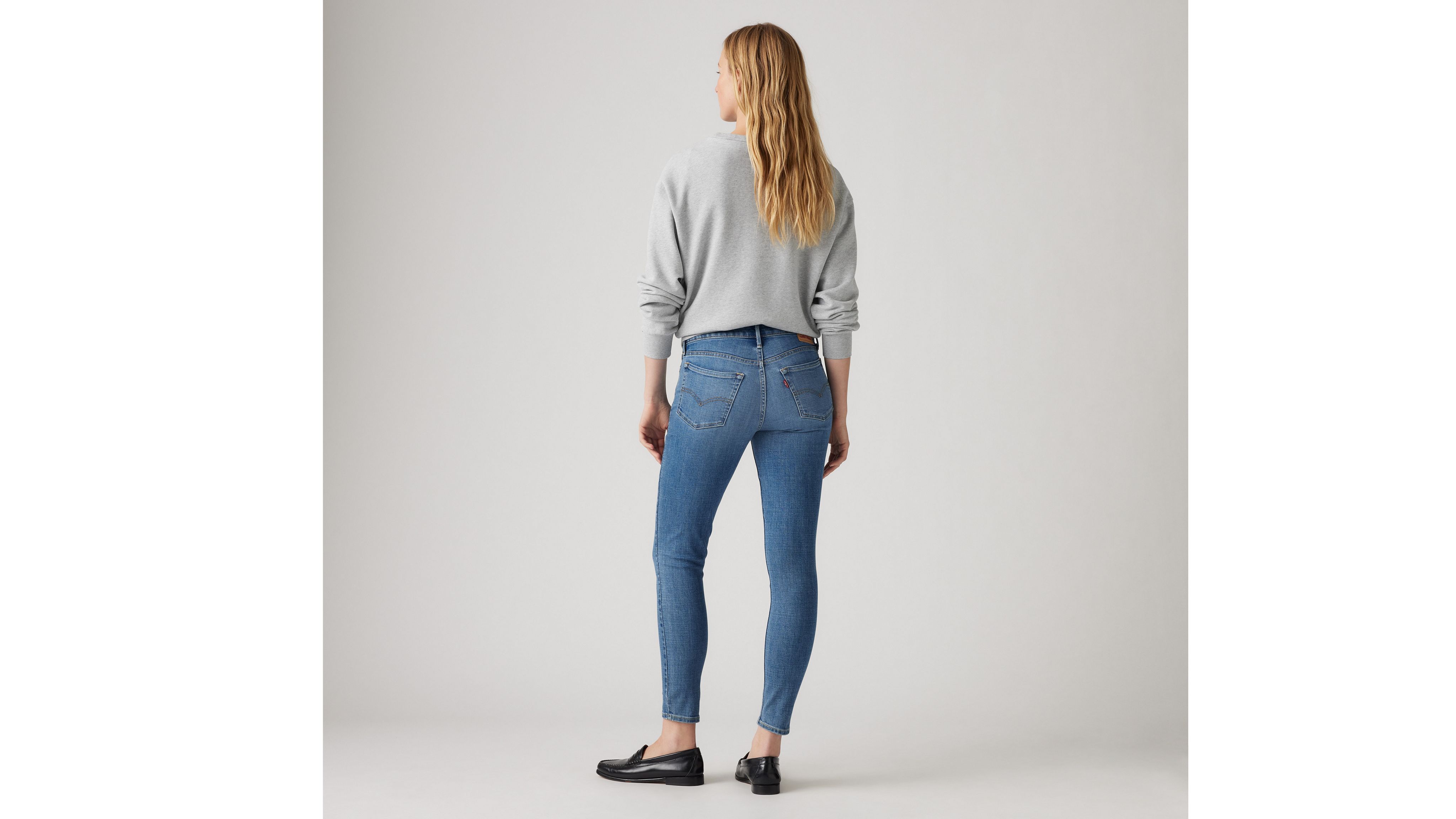 711 Узкие женские джинсы Levi's, Eternal Indigo Mid - Medium Wash — фото 3